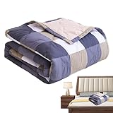 Kühldecke - 100x150 Cm Kühldecke Bett Sommerdecke | Hautfreundliche Und Atmungsaktive Tagesdecke | Leichte Bettdecke Für Heiße Nächte | Kühler Überwurf Für Haus Wohnung Schule Studentenwohnheim Hot