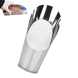 Eimerschaufel – Eimerförmige Pflanzschaufel – Düngekelle aus Edelstahl, leichtes Pflanzzubehör für Haus, Garten, Outdoor