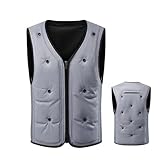 Generico Kühlende Weste für Herren, kühlendes Kleidungsstück für warmes Wetter und Sommerkomfort – wiederverwendbare Sommerkleidung für Training, Motorrad, Radfahren, Outdoor-Sport und Arbeiten im