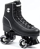 MADIVO Classic Damen Klassische Retro Rollschuhe | ABEC-7 Kugellager | Mädchen Roller Skates Inliner Inlineskates | Schwarz | Gr. 35, 36, 37, 38, 39, 40, 45
