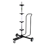 TRUTZHOLM fahrbarer Felgenbaum Reifenständer Reifenwagen Felgenständer Pkw Auto bis 225er Reifenregal Reifenhalter Felgenregal