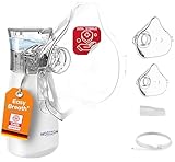 Easy Breath® Pro – TÜV geprüfte sterile Masken. Professionelles, flüsterleises Inhalationsgerät für Kinder & Erwachsene, tragbar, wiederaufladbar, mit Smart Fill® Behälter– für die optimale Behandlung