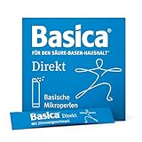 Basica Direkt® Basen-Mikroperlen zur direkten Einnahme ohne Wasser - praktisch für unterwegs, vegan, laktosefrei, ohne Zucker, basische Mineralien und Spurenelemente, Säure-Basen-Balance, 80 Sticks