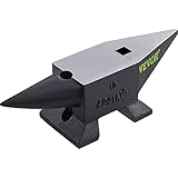 VEVOR 10kg Schmiedeamboss 55HRC Stahl Schmiede Werkzeug 35, 3x11, 3x16cm Amboss mit einer Arbeitsfläche von 355x110mm, Abflachen Schmieden und Formen Metall, Cast Iron Anvil 22 LBS, Schwarz & Grau