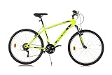 Dino Bikes Mountainbike 26 Zoll Neongelb für Jungen
