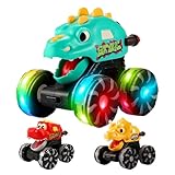 Dinosaurier Truck Spielzeug - Interaktives Auto Spielzeug Modell Mit Licht | Druckbetätigter Dinosaurier Lastwagen LED Licht - Für , Mädchen und Kinder, Geburtstag, Weihnachten, Partys, Kindertag und