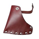 LOORGVEL 1Stück Axtschutzhülle Rindsleder Praktische Abdeckung für Axtklingen Universalgröße Schützt Verletzungen und Sorgt für Beim Transport und Aufbewahrung