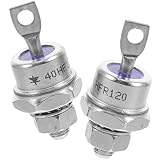 DECORNIJIA 2 Stück Teiliges Spiral gleichrichterdiode mit Bolzenmontage Hochstrom batterieladediode für Konverter und Ladegeräte Robust für Auto Industrieanwendungen