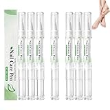 Nagelpflegestift,Nagelhärter und Nagelhautölstift,Nagelre/paraturstift mit Pinselspitze,schützt geschädigte Haut an Finger Fußnägeln,tragbarer Nagelp/flegestift,zieht schnell ein trockene (7 PCS)