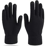 LucaSng Strickhandschuhe Winter Handschuhe Herren Damen Touchscreen Winterhandschuhe Flexible und Angenehm Weiche Fingerhandschuhe