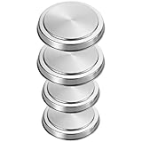 Runde Ofenabdeckung aus Edelstahl, Küchenherdplatte, runde Brennerabdeckungen – Herdplattenabdeckungen, runde elektrische Herdbrenner-Abdeckungen zum Schutz des Herds