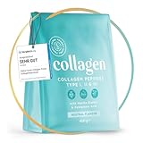 Collagen Pulver [400g] | Premium Kollagen Hydrolysat | Peptide Typ 1, 2 und 3 | Hochdosiert Kollagenpulver mit Hyaluronsäure und Elastin | Geschmacksneutral | in Deutschland hergestellt | Alpha Foods