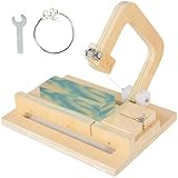 Holzseifenschneider für die Seifenherstellung, einstellbarer Drahtschneider Schneidwerkzeug für handgemachte Seife machen Kerzen Trimmen Käse Schneiden