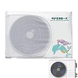 Schutzhülle für Klimaanlagen-Außengerät, vollständige AC-Abdeckung, Laubschutz, wasserdicht, Wärmeabgabe, verstellbare Klimaanlage, Netzschutz für Zuhause, Hotel, Wohnheim