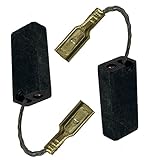 2x Kohlebürsten Motorkohlen für Kress 450 BME Bohrhammer, 5 x 8 x 19 mm