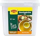 Maggi Klare Gemüsebrühe, vegan, 1er Pack (1 x 900g Gastro Box)