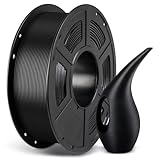 ANYCUBIC PETG Filament 1,75 mm, Maßgenauigkeit +/- 0,02 mm, 3D-Druck-Filament für 3D-Drucker, Vakuumverpackung, Ordentliche Spule, Schwarz 1KG