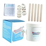 SAFIGLE 1Satz Festes Wachs Haarentfernung mit Praktischen Werkzeugen und Flasche für Sanfte Haarentfernung für Körperbereiche Einfach Anwendung für Salon und Zuhause