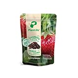 PlantLife BIO Erdbeeren getrocknet 300g - Rohe, Geschnittene und Sonnengetrocknete Beeren