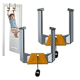 Klimmzugstangen für die Tür, Klimmzugstangen für Zuhause, bequem, ohne Bohren, kompaktes Gerät für Fitnessrahmen, Innenräume, Büros, Outdoor