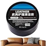 Leder Autositz Reiniger - 120g Auto Innenraum Restorer - Geruchloser Lederreiniger Auto Leder Restorer, Leder Conditioner Reiniger für Autositze