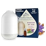 Glade Aromatherapy Essential Oils Duft-Diffuser Starterset Nachfüller, Moment of Zen, Lavendel + Sandelholz, 17.4ml