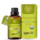 Carno Calm Zitronengras Ätherisches Öl 30ml | 100% Reines Zitronengrasöl für Haut & Haare | für Diffuser, Aromatherapie, Massage & Spray 1 fl oz