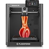 FLASHFORGE Adventurer 5M 3D Drucker, Voll Auto-Kalibrierungsdruck mit 1-klick Max 600mm/s Geschwindigkeit, Vollmetall-CoreXY-Struktur Präzises Drucken, Einfache Wartung Düse, Druckgröße 220x220x220mm