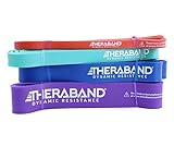 TheraBand Set mit 4 Stück (6,8-22,7 kg), Mehrfarbig.