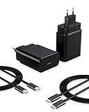 USB C Ladegerät 45W Schnellladegerät USB C Netzteil für Samsung Galaxy S25 S24 S23 S22 S21, Note20/S10/S9, A55 A54 A53 A52 A51 A50 A34 A33, Fast Charger Stecker Schnelladegerät Kabel