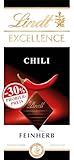 Lindt Schokolade EXCELLENCE Chili, Promotion | 100 g Tafel | Feinherbe Schokolade mit feurigem Chili | Schokoladentafel | Schokoladengeschenk