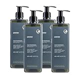 ANYAH Flüssigseife 4 x 480ml – Sanfte Handseife für Tägliche Anwendung, Mit Extrakt aus Weißer Brennnessel, Vegan und Zertifiziert mit Nordic Ecolabel, 100% Recycelte Flaschen - Nicht Nachfüllbar