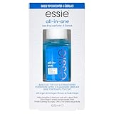 Essie Base/Top Coat all-in-one mit Argan-Öl, Unterlack und Überlack, Stärke und Glanz, Klar, 13,5 ml