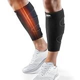 CAMBIVO Wadenbandage Kompressionsstrümpfe für Damen Herren 2 Stücke, Sportsocken Wadenstütze, Druckverstellbarer Bandage mit Klettverschluss, Calf Sleeves, Waden Muskelfaserriss