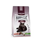 Happy Cat 70579 - Sterilised Adult Atlantik Lachs - Trockenfutter für sterilisierte Katzen und Kater - 1,3 kg Inhalt