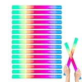 Hochzeitsleuchtstäbe | 15-Teilige LED-Beleuchtete Requisiten Mit 3 Blinkenden Farbmodi,Leuchtparty Requisiten,Für Halloween Weihnachten Karneval Konzerte Campingplatz Sportveranstaltungen Geburtstag