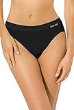 5 Stück Jazzpants Sport Edition Damen Unterwäsche Slip Unterhose 100% Bio Baumwolle Farbe: schwarz Größen 38-48 Größe 44