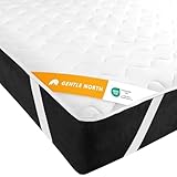 Matratzenschoner 90 x 200 cm - Matratzenauflage für Matratzen bis 30cm - Bei 60°C waschbar & Öko-Tex Zertifiziert für mehr Hygiene im Bett - Unterbett als Schutz für Boxspringbett & Topper