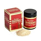 Roter Ginseng, 50 g Instant Tee mit Extrakt der 6-jähriger koreanischen Panax Ginseng Wurzel, entspricht 1200 mg Wurzelpulver je Tagesdosis