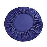 predolo Hochwertiges Baumwoll-Spannbettlaken für Rundbetten, Durchmesser: 200cm; Neue Auswahl an Farben, Königsblau