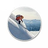 13 cm x 13 cm Für Freeride Skifahren Moun Windows Auto Aufkleber Windschutzscheibe Aufkleber Wasserdicht Graffiti Auto