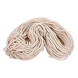 DOITOOL 1 Rolle Handgefertigtes Baumwollseil für DIY Projekte Farbige Vielseitige Schnur für Bastelarbeiten und Dekoration