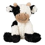 Hopearl Niedliches Plüschkuh-Spielzeug, Schlenker, Milchrinder, weiches Stofftier, niedliches Geburtstag, für Jungen, Mädchen, Kinder, Kleinkinder, 22,9 cm