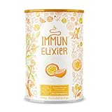 Immun-Elixier | 450g | Immunsystem Stärken | mit Vitamin C, D & K2 pulver, Quercetin, Acerola, Kurkuma, Hagebutten, Selen, Zink, Camu, Echinacea & NAC zur Unterstützung des Immunsystems | Alpha Foods