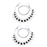 Obotsnoi Doppelpack Ausziehbarer Reise Wäscheleine Mit Rutschfestem Haken Und Verstellbarem Clip Flexibler Trocknungsschnur Ausziehbare Reise Wäscheleine Für Camping