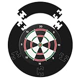Dartscheibe Schutzring, 5 Pcs Dart Catchring Surround, Eva Dartboard Surround Innerer Kreis 45cm Außenring 71cm, Surround Auffangring, Dartscheiben Umrandung für Wandschutz Backboard Protectionc
