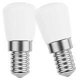 VIIVUU E14 LED Warmweiss Leuchtmittel,2W LED E14 Warmweiß Birne 3000K,Ersatz Glühbirne E14 25W Halogenlampe, E14 Lampe 25 Watt Kühlschranklampe, für kühlschrank, Dunstabzugshaube,Nähmaschine 2 Stück