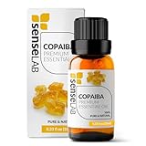 Ätherisches Copaibaöl - 100% Reines, Natürliches Copaibaöl Für Den Therapeutischen Einsatz - Für Diffuser und Luftbefeuchter - Hautpflegeöl - Duftendes Massageöl (10 ml)