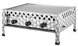 tepro Gasgrill Wurstbräter mit Grillrost, 3 Edelstahl-Brenner je circa 4 kW, Grillfläche circa 56,5 x 46,5 cm, Maße circa 66 x 56 x 28,2 cm