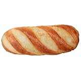 TOYANDONA Simulation Brot Kissen Weiches Sofa Dekoratives Sitz Lesekissen Kreatives Butterbrot Plüschtier Wohn Schlafzimmer Kuschelkissen